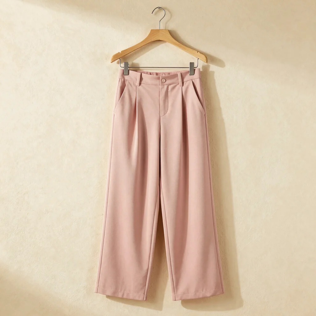 Calça Pantalona Rosa Nostalgia
