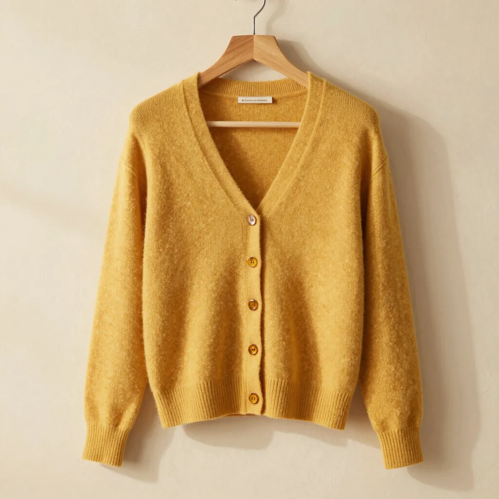 Cardigan Cropped Botões Tartaruga